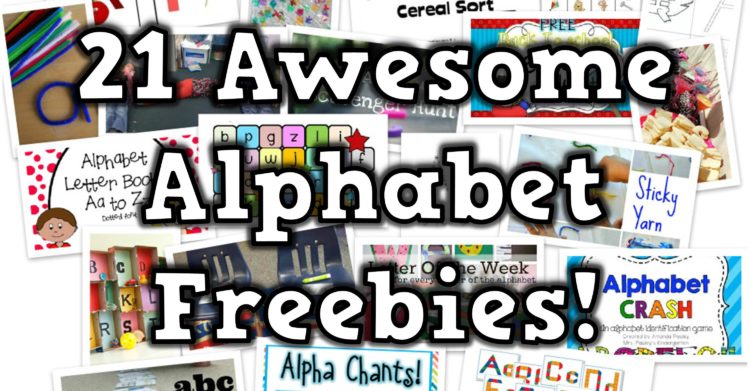 21 Free Alphabet Teaching Resources