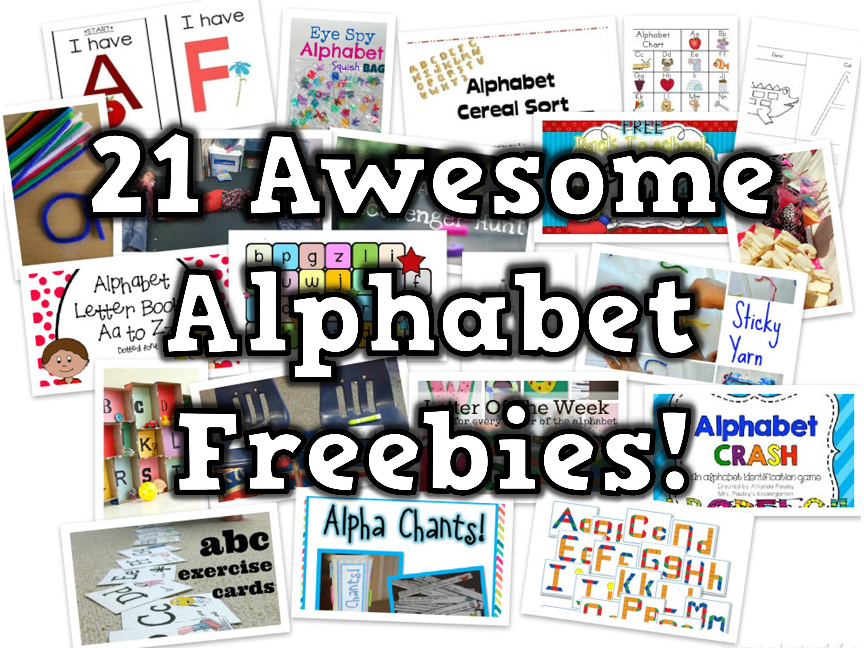 Freebie, Alphabet Printable