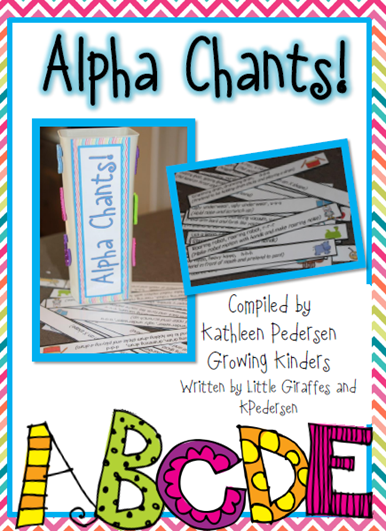 Alphabet Chants from Growing Kinders