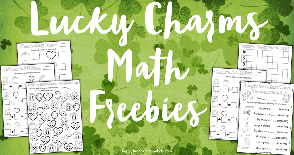 Lucky Charms Math Freebies FB blog header