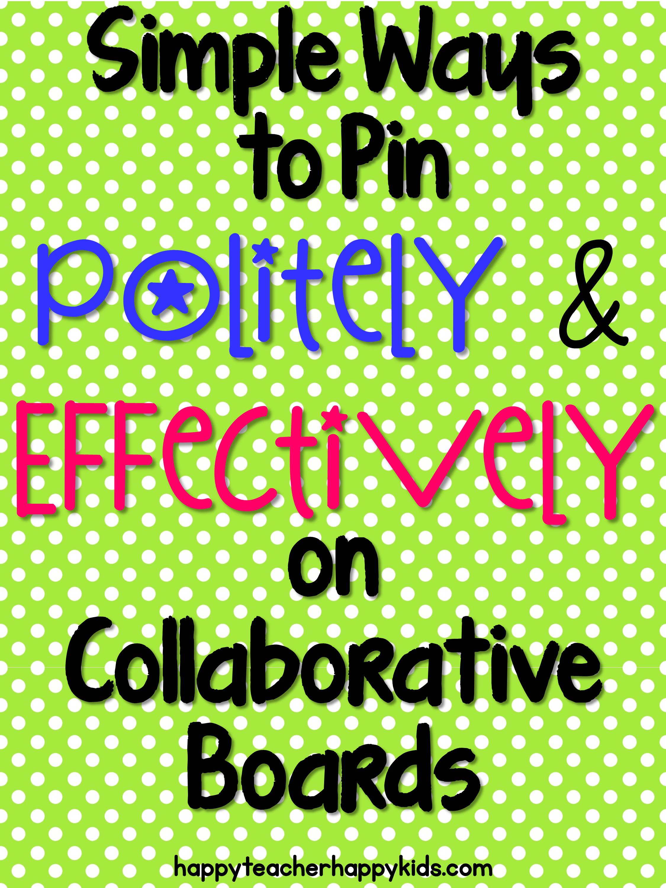 Simple Ways to Politely & Effectively on Collaborative Boards