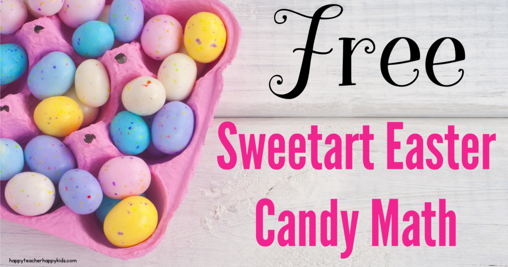 Free Sweetart Easter Candy Math FB Blog Header