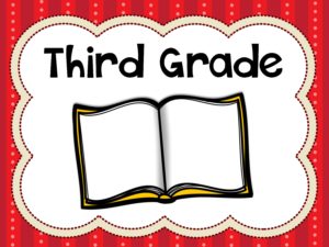 Third Grade Board Cover