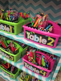 table supply baskets