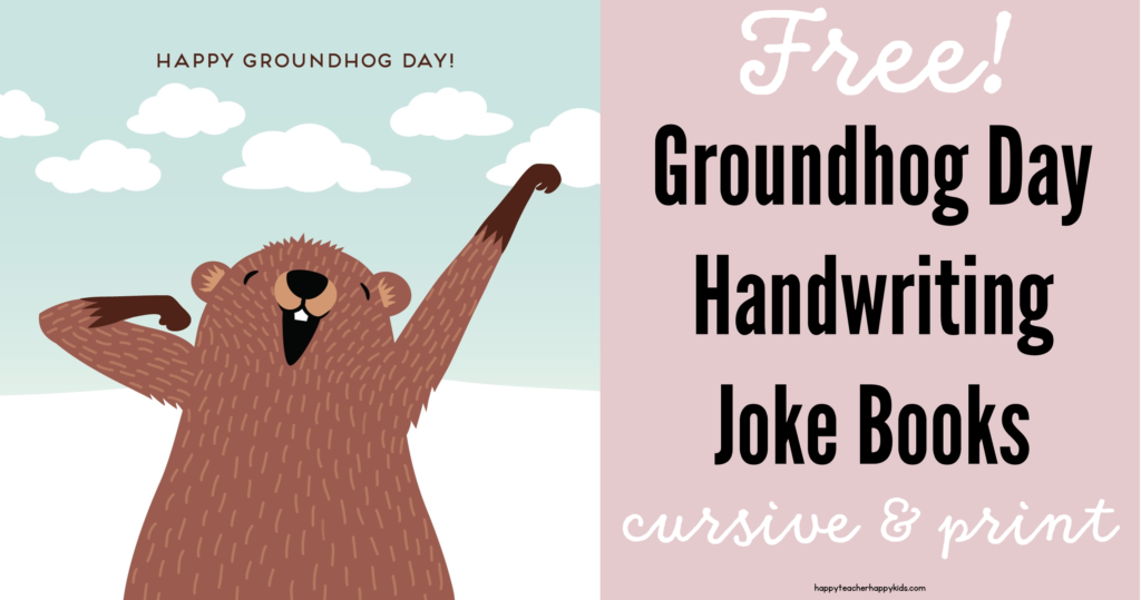 Groundhog Day Handwriting Freebie