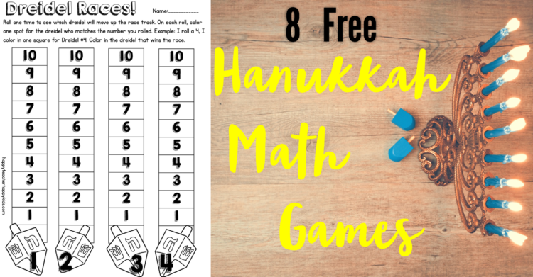 Free Hanukkah Resources for Kindergarten & First Grade