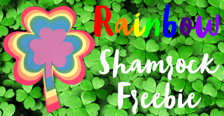 Rainbow Shamrock Craft Freebie
