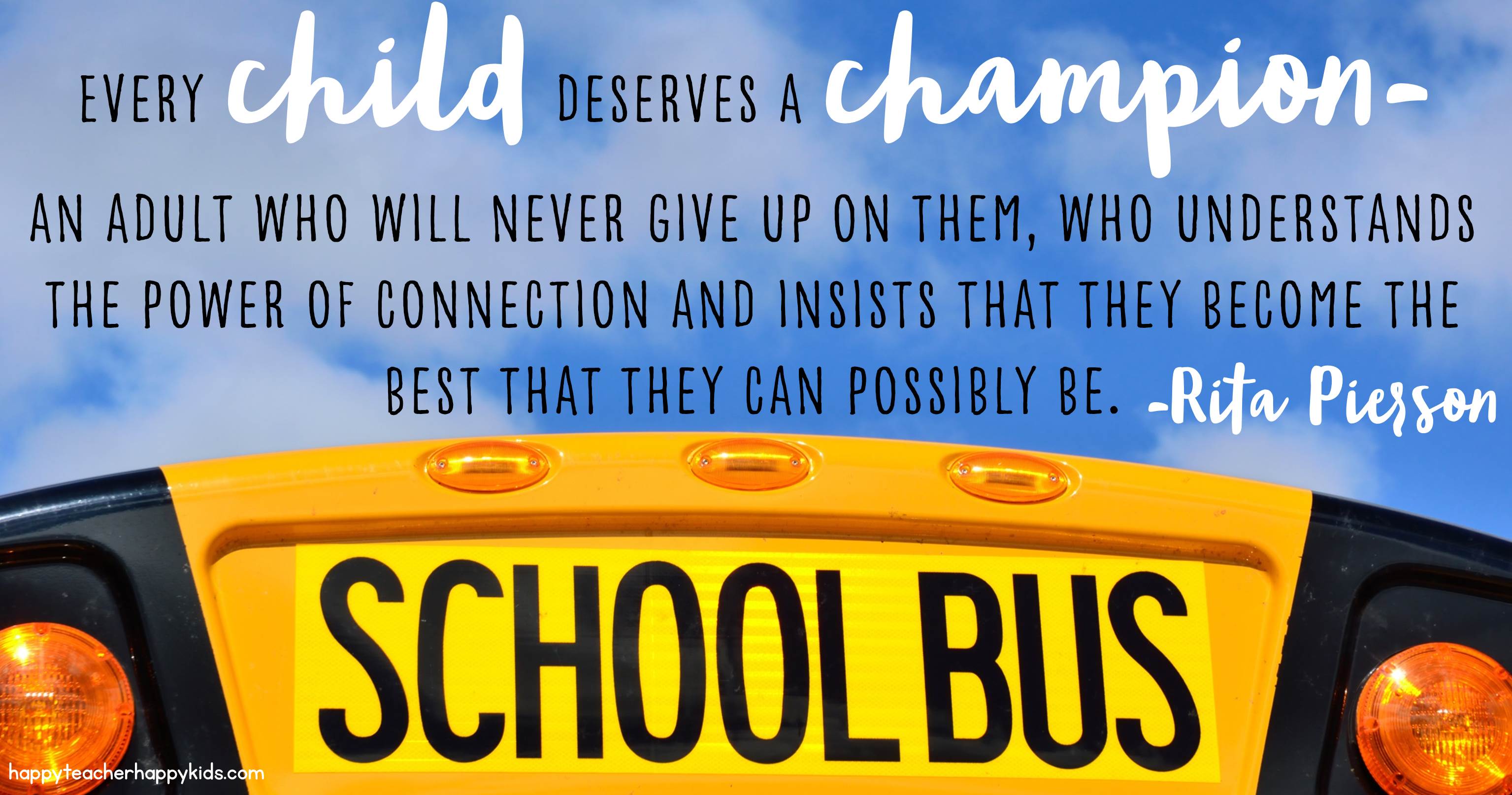 Inspiration For A New School Year Happy Teacher Happy Kids